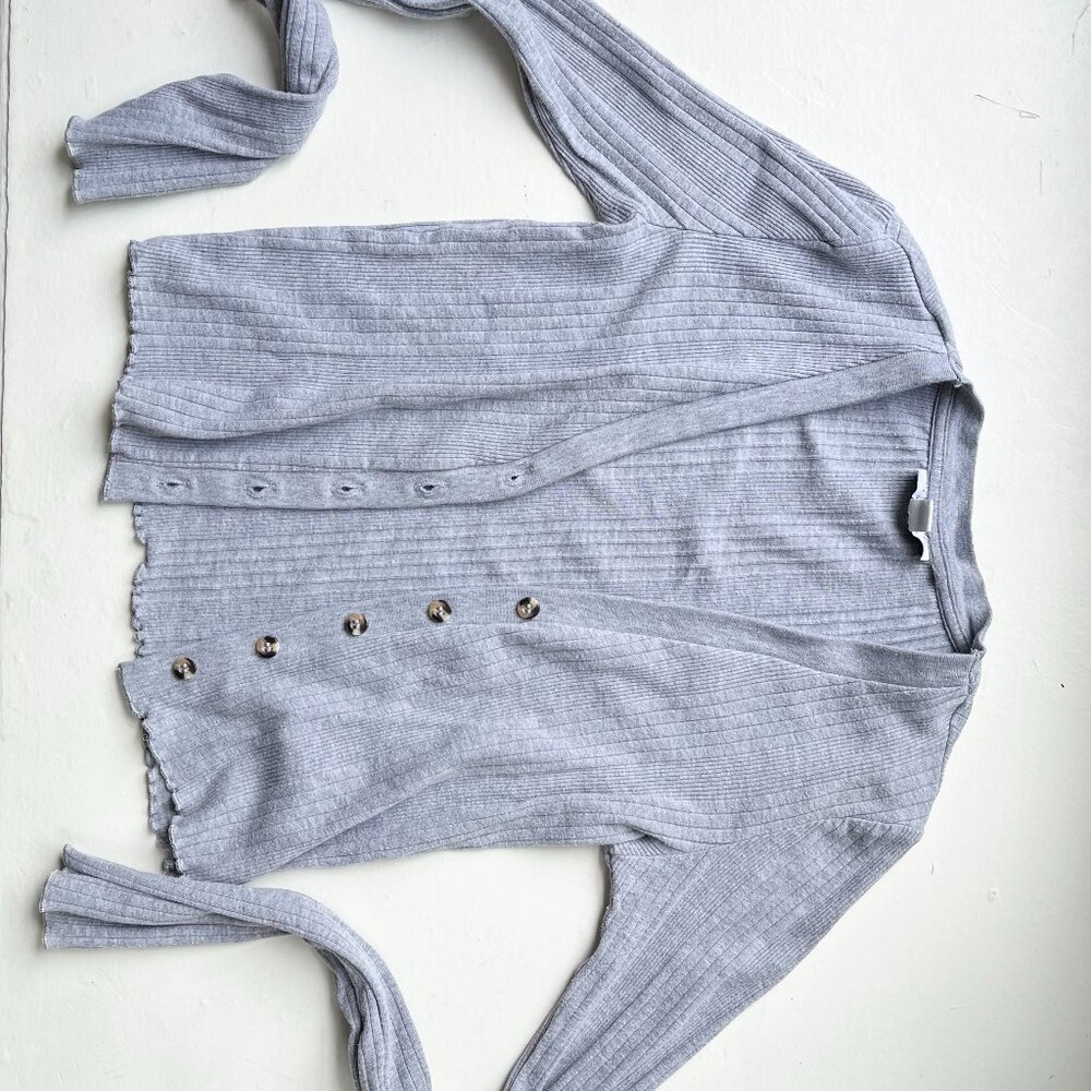 Topshop Knit Button up top